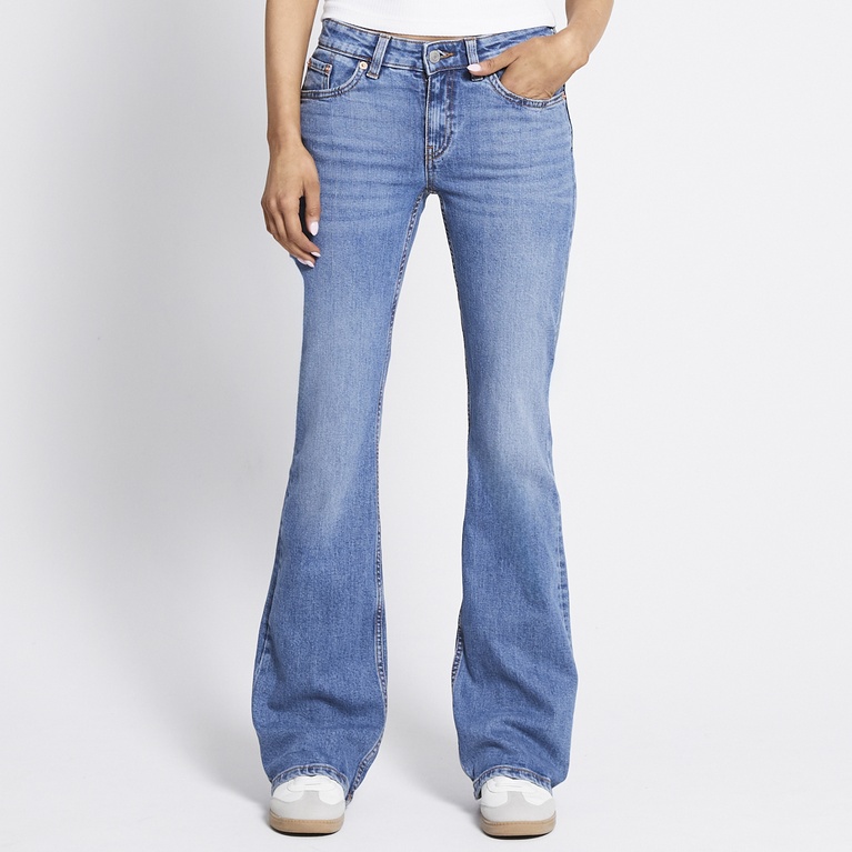 Low waist bootcut jeans "Low Boot" Mid wash